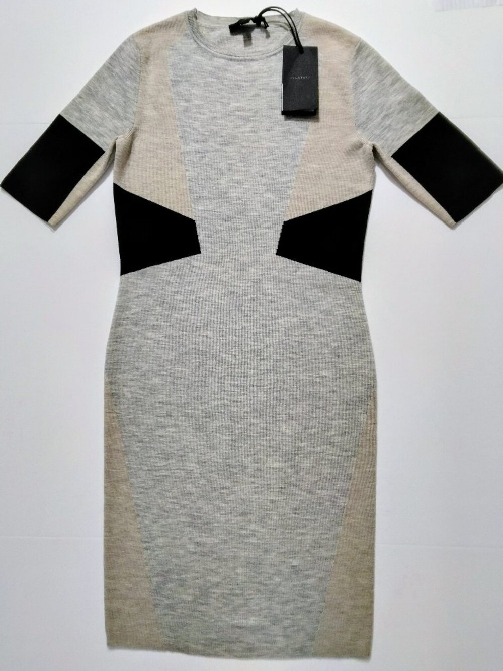 Belstaff Hart NWT 2013 Resort Collection 100% Wool Sweater Dress Medium M